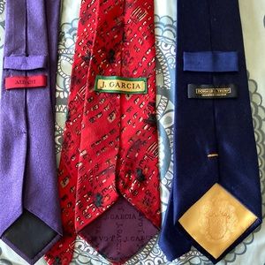 3 Ties - Alfani, Jerry Garcia, Donald J. Trump